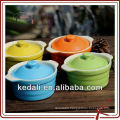 color ceramic bakeware with lid